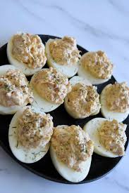 Maybe you would like to learn more about one of these? Deviled Eggs With Tuna Easy Quick Recipe Hint Of Healthy