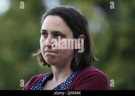 Viola Morris, the mother of 15-year-old girl Anna Lambden who suffered an  electric shock near a construction site for Sydney's CBD light rail project  arrives to speak to the media in Sydney,