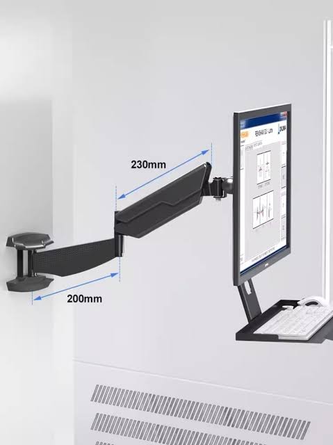Arm màn hình gắn tường kèm giá đỡ bàn phím ZC0110 | Flexhouse VN