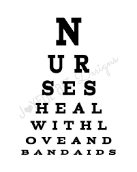 Nurse Eye Chart Printable Nurses Heal With Love And