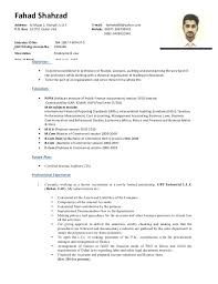 We recommend you to go through our article how to write a resume. Uae Experienced Senior Auditor Senior Accountant S C V