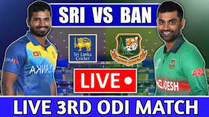 Sri lanka trail bangladesh by 312 runs with 7 wickets remaining. Bangladesh Vs Sri Lanka 3rd Odi Match Live Ban Vs Sl 3rd Odi Live Commentary Sl Vs Ban Youtube