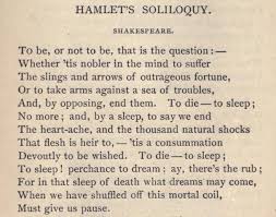 Hamlet S Soliloquy Poetry Shakespeare Literature Quotes Literary Quotes