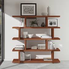 Modern Mid Century Bookcases Bookshelves Allmodern Library shelf mockup, modern office bookcase, plywood wall shelf vector design template. modern mid century bookcases