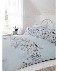 Duvet cover sets are like comforters but are warmer than them. Eloise Floral King Size Duvet Cover Set Duck Egg