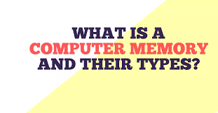 As you already know in primary memory we have ram (random access memory) and rom (read. What Is A Computer Memory Definition And Its Different Types