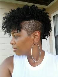 The outlandish mohawk hairstyle has become one of the hottest trends in women's fashion. Natural Hair Shaved Sides Undercut Mohawk Natural Hair Styles Tapered Natural Hair Undercut Natural Hair