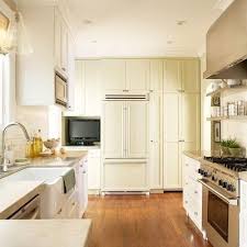 Small Kitchen 9x15 Floor To Ceiling Cabinets Emphasize The Room S Height Cabinets Recede Into Small Kitchen Floor To Ceiling Cabinets Kitchen Space Savers