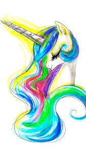 Sketch Of Rainbow Unicorn For Beginners With Markers Copic Ideas For Sketching In 2020 Copic Copic Markers Rainbow Unicorn
