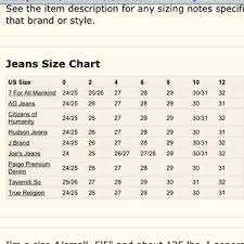 74 Veritable Womens Jeans Size Comparison