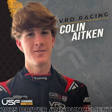 🚨NEW DRIVER ALERT🚨 VRD Racing is proud to announce that Colin Aitken will  join its USF Juniors team for the remainder of the 2025 season. I'm  incredibly excited to be joining the
