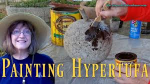 Spray inside of mold with cooking oil. Yes You Can Paint Hypertufa Youtube