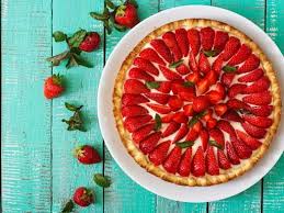 Tarte Aux Fraises Et A La Faisselle Recette Tarte Aux Fraises Recette Tarte Aux Fraises Recettes De Cuisine