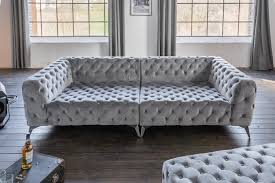 Keten / kadife oturum konforu: Big Sofa Chesterfield Versch Farben Mit O Kaufland De