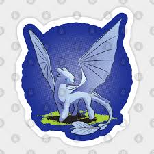 When hiccup discovers toothless isn't the only night fury, he must seek the hidden world, a secret dragon utopia before a hired tyrant named grimmel finds it first. Light Fury How To Train Your Dragon 3 Light Fury Aufkleber Teepublic De