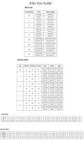 Erke Size Guide