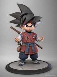 Goku 3d Adaptation By Juan Elias On Artstation Visit Now For 3d Dragon Ball Z Compression Shirts Modelagem De Personagens Boneco Do Goku Bonecos De Anime
