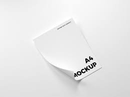 Apple imac, macbook, iphone, ipad, billboards & signs, branding, print, fashion, apparel & more other mockups. Folded A4 Stationery Print Paper Psd Mockup Mockup Hunt