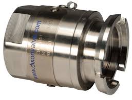 Hose unit with integrated swivel: Mann Tek Dry Disconnect Adapter Tank Unit X Female Npt 316 Stainless Steel Fkm Fpm Seal Hosexpress