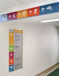 Boston Children S Hospital Signage Using Color Coding Color Design For Improved Ux Use Experience Wayfinding Design Wayfinding Signage Design Hospital Signage