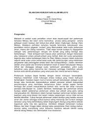 Keempat faktor inilah yang membuat negara indonesia memiliki sumber daya alam melimpah. Islam Dan Pembudayaan Alam Melayu
