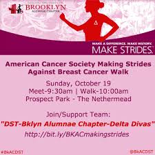 The average american cancer society salary ranges from approximately $26,000 per year for front desk receptionist to $107,000 per year for financial analyst. Making Strides Breast Cancer Walk Brooklyn Alumnae Chapter Delta Sigma Theta