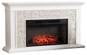 When making a selection below to narrow your results down, each selection made will reload the page to display the desired results. Springfield Faux Stacked Stone Electric Fireplace White Transitional Indoor Fireplaces By Sei Hou3688 Houzz