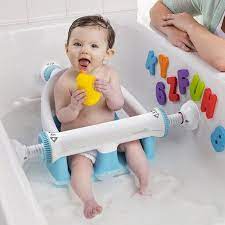 Needs quite a lot of water to reach tummy level of baby. Summer My Bath Seat Blue Walmart Com In 2021 Baby Bath Seat Toddler Bath Innovative Baby Products