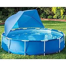 Sunnytent Rund Grosse L 540 X 540 X 270 Cm Uberdachung Und Windschutz Fur Schwimmbad Von Fruhling Bis Herbst Ein Warme In 2020 Pool Schatten Sonnendach Gartenpools