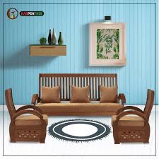 Because the design like wooden furniture sofa set photo and residence minimalist don't appear wide then you new style wooden sofa set youtube via youtube.com. Junco 3 1 1 Wooden Sofa Set In Pure Kerala Forest Teak Wood