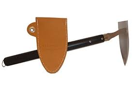 Tomita Triangle Garden Hoe With Mb Hana Leather Cover Japanese Gardening Tool For Weeding To View Further For This It Garden Hoe Garden Tools Leather Cover