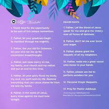 This is the official twitter account of rccg annual youth convention. Prayer Points From Holy Ghost Service Rccg 68th Annual Convention 2020 Virtual Wonderful Perspective