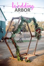 Connect the two sides by attaching a 2' pipe in between (image 1). Hexagon Wedding Arbor Diy Plans Pdf Backyard Trellis And Archway Woodworking Plans Hexagon Wedding Diy Wedding Arch Wood Wedding Arches