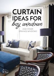 A view this nice deserves a worthy frame. Curtain Ideas For Bay Windows And Other Strange Arrangements The Homes I Have Made