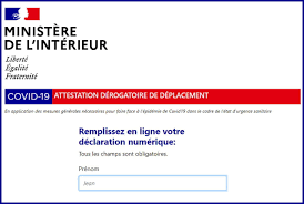 Attestation Couvre Feu L Attestation Derogatoire A Telecharger
