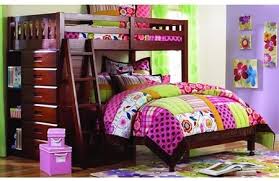 When viewed from above, the two beds form a slight l shape. Amazon Com Nerine Twin Over Full Loft Bed Chest Shelves Merlot Finish By Donco Kids Furniture Decor