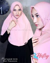 BISA COD-BEST SELLER Jilbab Khimar Instan Tali Model Bergo Maryam KCB  Kerudung Instan Tali Bahan Amunzen Termurah dan Terlaris Pasar_Sale87