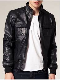 Ageless Fashion Bomber Jacket Leather Jacket Men Leather Jacket Mens Leather Bomber Jacket