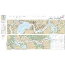 Maptech Noaa Recreational Waterproof Chart St Johns River Atlantic Ocean To Jacksonville 11491