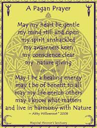 Unlike mainstream religions, wicca represents both the feminine and masculine forces equally. Pagan Prayer Pagan Wicca Wiccan