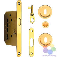 Searchandshopping.org has been visited by 1m+ users in the past month Sliding Door Set Glossy Gold With Key Handle Sliding Door Kit With Lock Bricoshopping Tutti I Colori Del Brico
