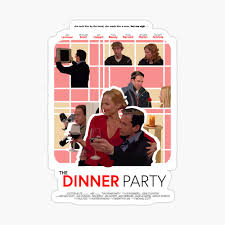 But the planning side of this type of party can be a challenge. The Office Dinner Party Poster Greeting Card By Safnawaz Redbubble