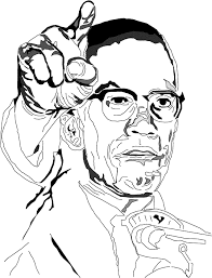 He was fourth of the eight children of louise and earl little. Malcolm X Coloring Page Coloring Home