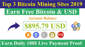 In this bitcoin faucet list you can get best bitcoin earning website for earn free btc from freebitco, ojooo, moonbitcoin, adbtc, bitfun, faucetcrypto, allcoins, cryptotab, cointiply, btcbuffet and others sites for earn mney online. Top 3 Bitcoin Cloud Mining Sites 2019 Earn Free Bitcoin Usd Live Pay Bitcoin Cloud Mining Earnings