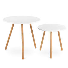 We may earn commission on some of the items you choose to buy. Homfa Nesting Coffee End Tables Modern Furniture Decor Round Side Table For Living Room Balcony Home And Office White Set Of 2 Buy Online In Qatar At Qatar Desertcart Com Productid 58187726