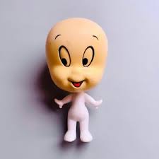 Vintage Mattel Talk Ups CASPER Talking Doll 1971 70's Retro Pull String Casper  Ghost (NOT WORKING) 70s Casper Collectibles