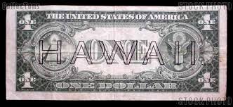 1935a hawaii dollar brown seal world war ii emergency issue fr. One Dollar Bill Hawaii Note Brown Seal Us Currency 29 99