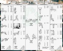 Week Full Body Workout Plan Fitness Healthy Workouts Legs