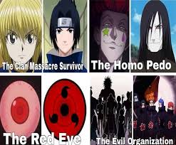 Cross Comparison Between Hunter X Hunter And Naruto Anime Anime Life Anime Memes