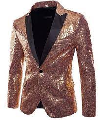 Townsman automatic leather watch brown. Gorgeous Rose Gold Men Show Coat Men S Shiny Sequins Suit Jacket Blazer One Button Tuxedo For Party Wedding Banquet Prom Blazers Aliexpress